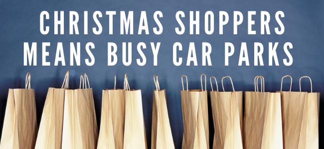 Christmas Shoppers Means Busy Car Parks